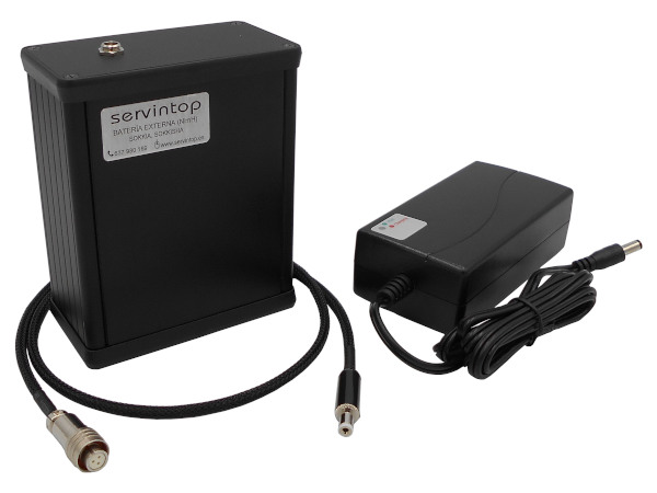 Kit batería externa y cargador estaciones totales Sokkia, Sokkisha